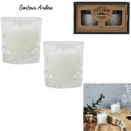 Bougies parfumées x2