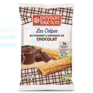 Paysan breton crêpes au fondant et morceaux de chocolat x6 180g
