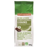 Ethiquable café arabica guatemala grains bio 500g