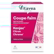 Vitavea coupe faim konjac chrome citron 42 gélules 32g