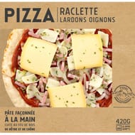 Pizza raclette lardons oignons 420g