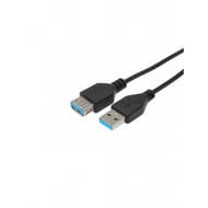 Apm rallonge usb 3.0 usb-a/usb-a male/femelle noir 1.8m 570354