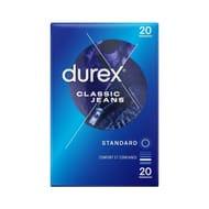 Durex préservatifs classic jeans confort et confiance x20