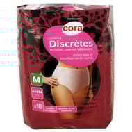 Cora incontinence discreet taille MX10