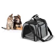 Sourcidys sac de transport extensible pour animaux gris