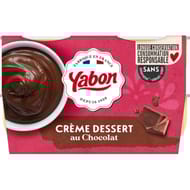 Yabon crème dessert au chocolat 4x120g - 500 g