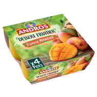 Andros dessert fruitier pomme mangue 4x100g
