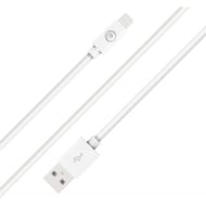 Bigben connected câble usb a/mfi 2.4a 2m recyclé blanc CBLMFI2MRW
