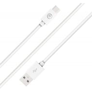 Bigben connected câble usb a/ usb c 2m blanc 100% plastique recyclé 3a CBLAC2MRW