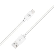 Bigben connected câble usb a/usb c 1.2m blanc 100% plastique recyclé 3a CBLAC1M2RW
