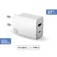 Force power lite chargeur secteur 1 port c pd 30w recyclé blanc FPLICS1C30WPDRW