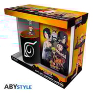 Coffret cadeau mug +porte'cles + cahier naruto   naruto shippuden