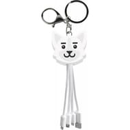Yello koko câble usb/micro usb & usb c & lightning 0.15 m chien YKCABLEMLTDOG