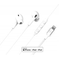 Force play écouteurs filaire lightning blanc force play FPYKPINTRAMFIW