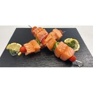 Brochette de saumon