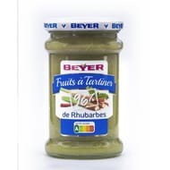 Beyer fruits à tartiner 96% de rhubarbes 235g