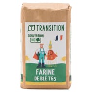 Transition farine de blé T65 conversion biologique 1kg