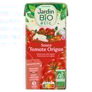 Jardin bio étic sauce tomate origan bio 340g
