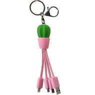 Câble usb a/micro usb et usbc lightning 0.15 m cactus YKCABLEMLTCACTUS