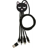 Yello koko câble de charge andy usba+usb c /micro usb / usb c/ lightning 1m YKCBLANDYXXLCATB