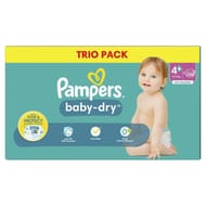 Pampers baby-dry couches maxi taille 4 + x 120