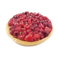 Tarte aux framboises 4 parts