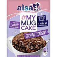 Préparation pour mug cake brownie fondant alsa 70g