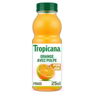 Tropicana oranges pressées avec pulpe 25cl