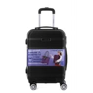 Valise rigide 45cm noir ahc