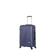 Valise rigide 55cm bleu fonce pisa