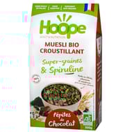Hoope muesli bio croustillant pépites de chocolat 300g