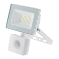 Zenitech projecteur led 10 avec detecteur blanc