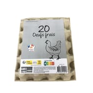 Neutre 20 oeufs frais