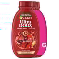 Ultra doux shampooing argan cranberry lot de 3 x 300 ml