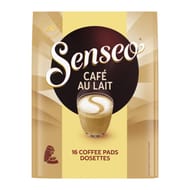 Senseo cafe au lait dosettes x16 - 168g