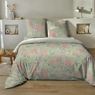 Parure housse de couette 240x220 + 2 taies 63x63 geonie 51 fils