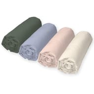 Drap housse flanelle 90x190 +23 unis assortis