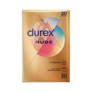 Durex préservatifs nude standard extra fins x20
