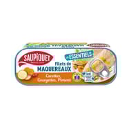 Saupiquet filets de maquereaux carottes, courgettes et piment 120g