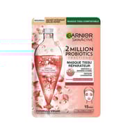 Garnier skinactive masque tissu visage réparateur 2 million probiotics