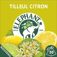 Elephant infusion tilleul citron note de citron vert x20s - 28g