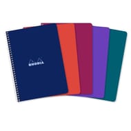 Rhodia cahier spirale microperforée 160x220 160 pages 5x5