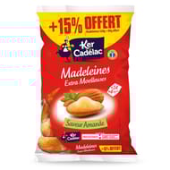 Sachet 24 madeleines saveur amande 528g + 15% offert