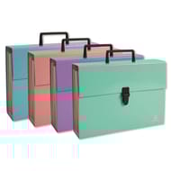 Exacompta trieur familial 18 compartiments 250x385 4 couleurs blush