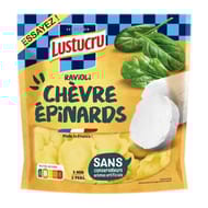 Lustucru sélection ravioli chèvre épinard 250g
