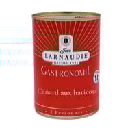 Jean larnaudie canard aux haricots "gastronomie" france boite 1030g