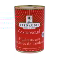 Jean larnaudie haricots lingots aux saucisses de toulouse "gastronomie" france boite
