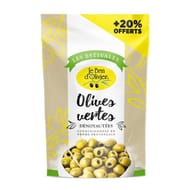 Le brin d'olivier olives vertes dénoyautées 120g + 20% offerts