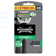 Wilkinson xtreme 3 black edition 4+2 plastique recyclé