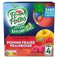 Pom'Potes compotes gourdes les p'tits explorateurs sur mars 4x90g